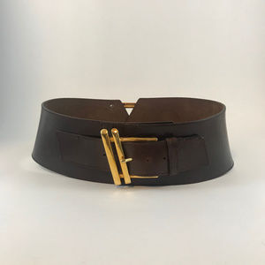 Adoppia Vita Accessories - Adoppia Vita Italian Leather Wide Brown Leather Adoppia Vita Accessories - Adoppia Vita Italian Leather Wide Brown Leather